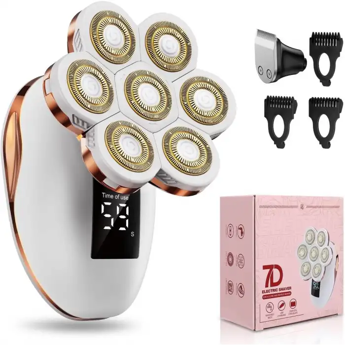 Tayayo 7D Kadınlar için 2si 1 arada Elektrikli Tıraş Makinesi Islak/Kuru