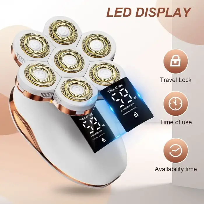 Tayayo 7D Kadınlar için 2si 1 arada Elektrikli Tıraş Makinesi Islak/Kuru