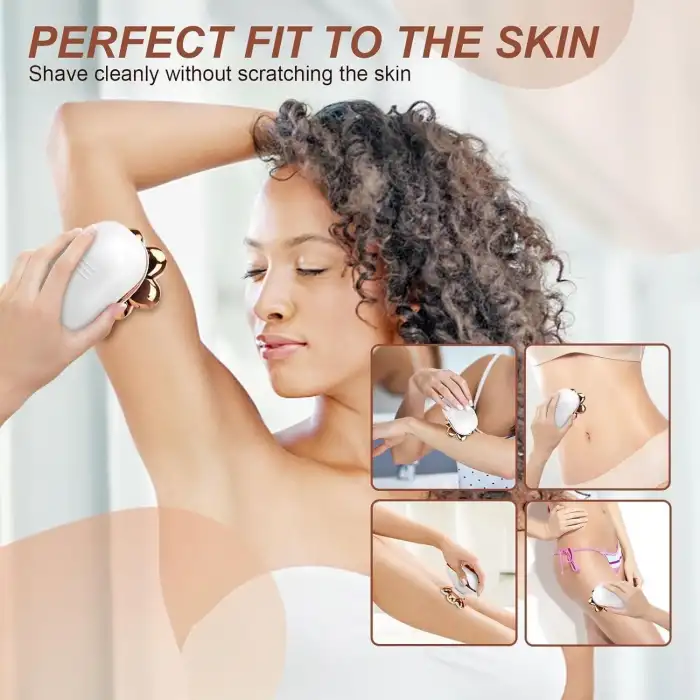 Tayayo 7D Kadınlar için 2si 1 arada Elektrikli Tıraş Makinesi Islak/Kuru