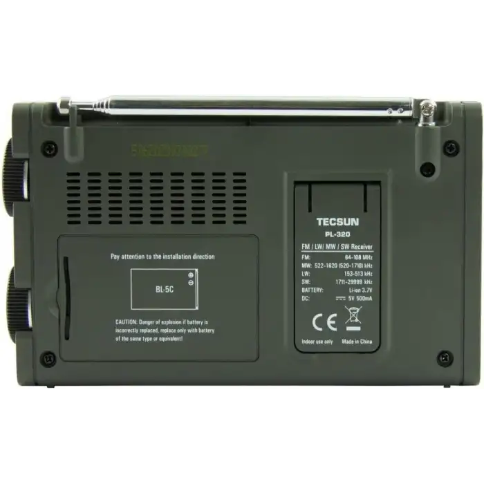 Tecsun Digital PL320  Dünya Bant Radyosu