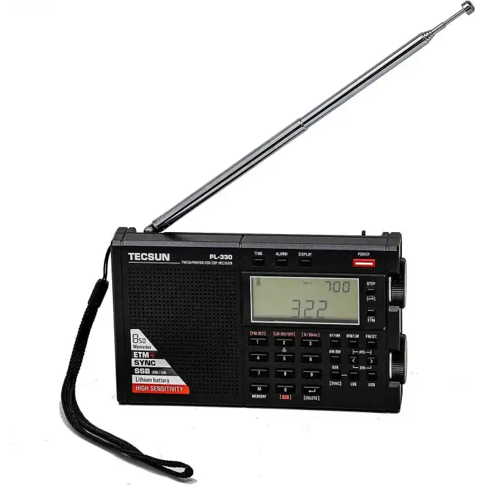 Tecsun Dijital PL330 AM/FM/LW/SW Dünya Bant Radyosu