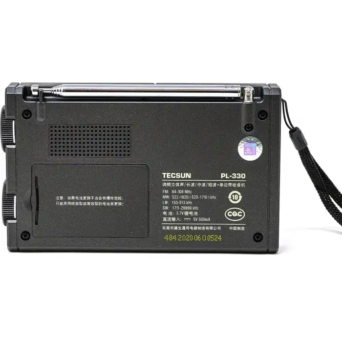 Tecsun Dijital PL330 AM/FM/LW/SW Dünya Bant Radyosu