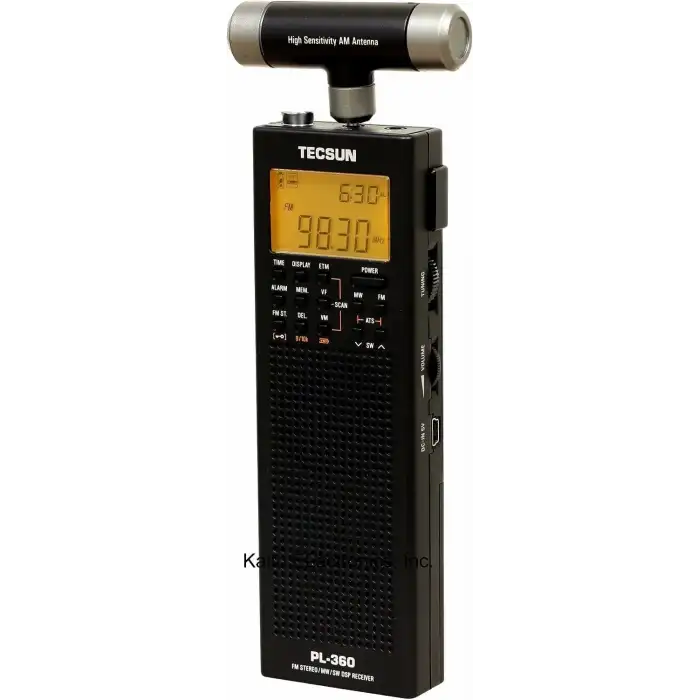 Tecsun PL-360 Dijital PLL Taşınabilir AM/FM Kısa Dalga Radyo