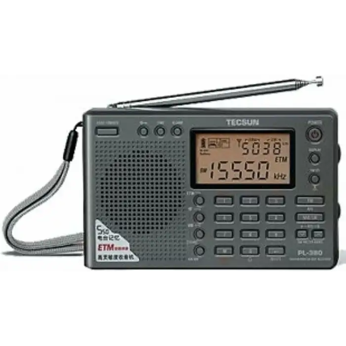TECSUN PL-380 DSP FM Stereo. Dünya Bandı PLL Radyo Alıcısı