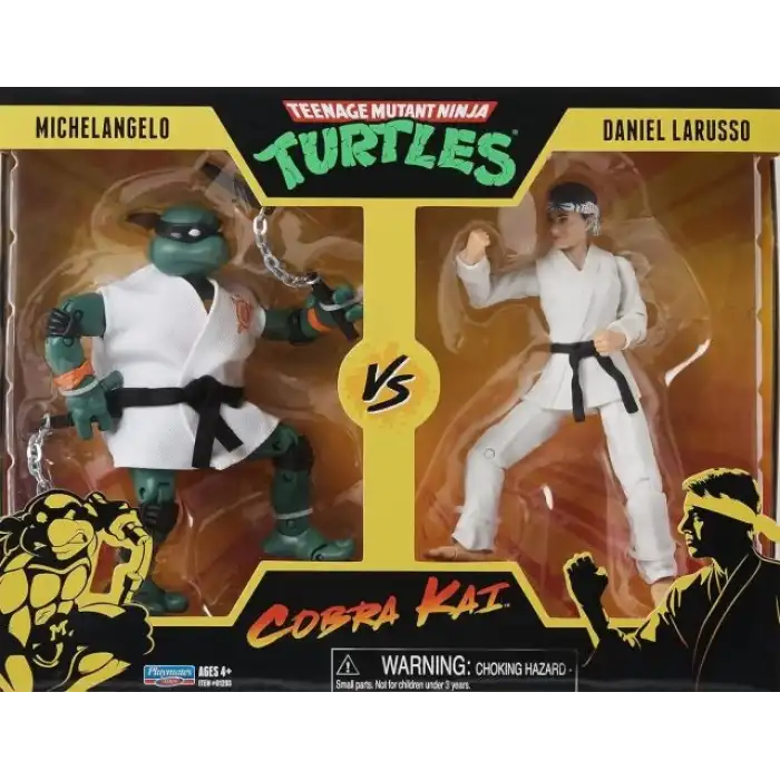 Teenage Ninja Turtles vs. Cobra Kai Mikey vs. Daniel LaRusso 2li Paket