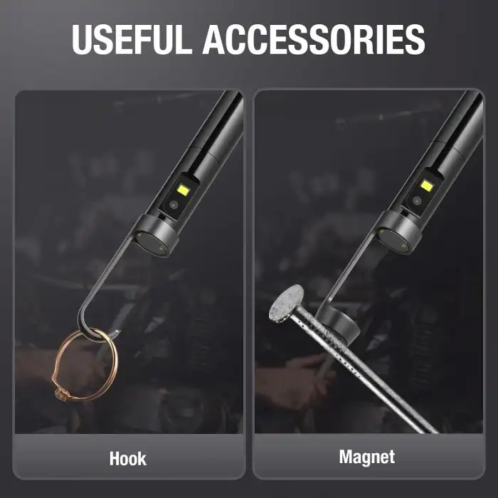 Teslong 1080P HD Çift Lensli Muayene Kamerası - 8+1 LED Işıklı - 5m Kablo - 8mm