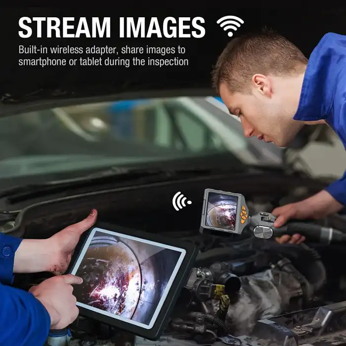 Teslong 5 inç IPS Endoskop Muayene Kamerası - 0.33 Inch