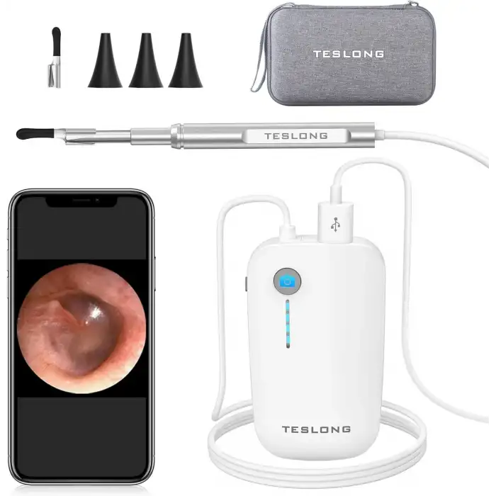 Teslong Dijital Otoskop - Kulak Kiri Gidericili 720p HD