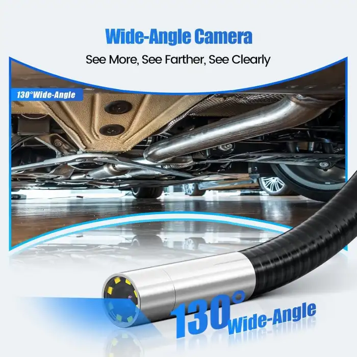 Teslong Geniş Açılı Işıklı Teleskopik Muayene Kamerası - 1.5m Kablo