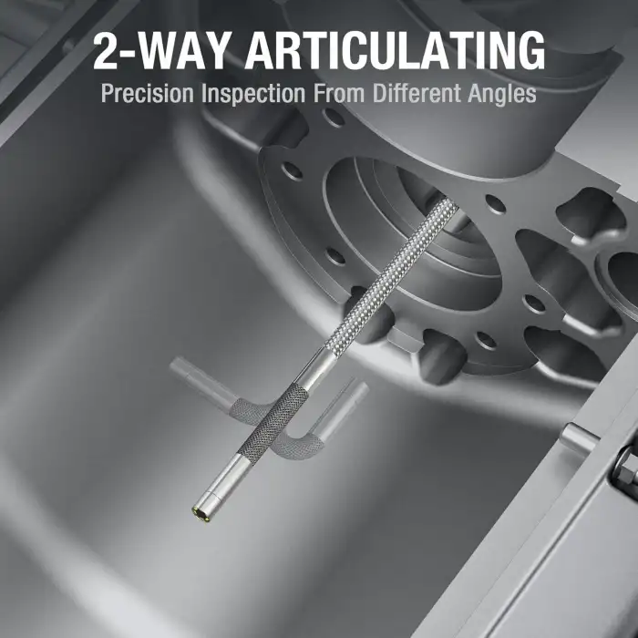 Teslong İki Yönlü Eklemli Boreskop Işıklı, 3.9mm - 5 Inc Ekran - 1.5m Kablo