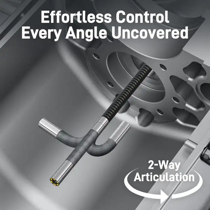 Teslong İki Yönlü Eklemli Boroskop, 5.5mm - 5 Inc - 1.5m Kablo