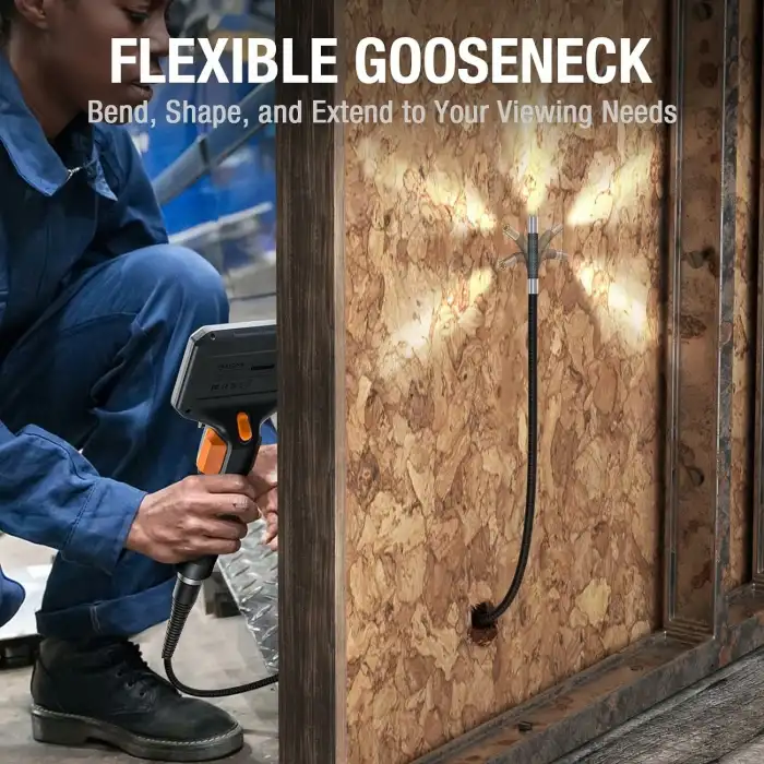 Teslong İki Yönlü Eklemli Endüstriyel Endoskop Muayene Kamerası - 1.5m Kablo