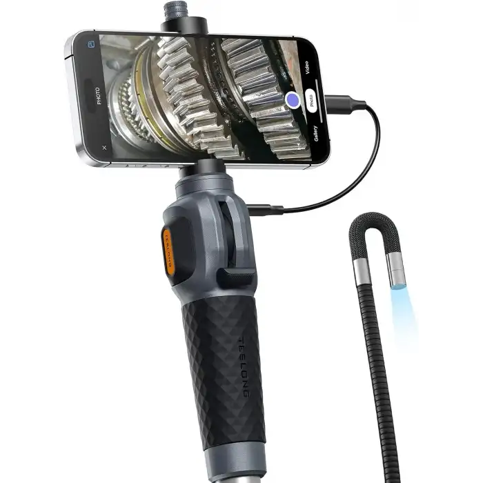 Teslong İki Yönlü Eklemli USB-C Endoskop Muayene Kamerası - 1.5m Kablo