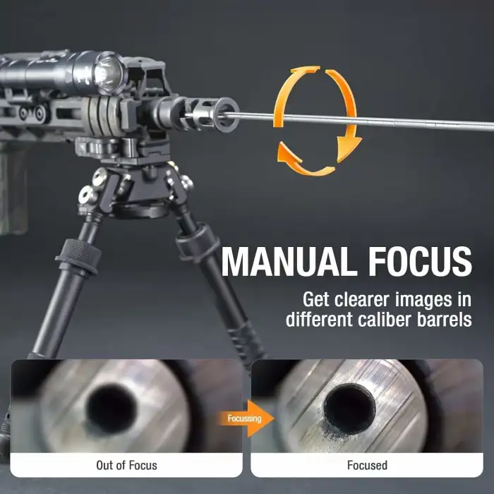 Teslong NTG200H 0.2 inç Namlu Delik Dürbünü - USB Tufek Boroskop-Focus