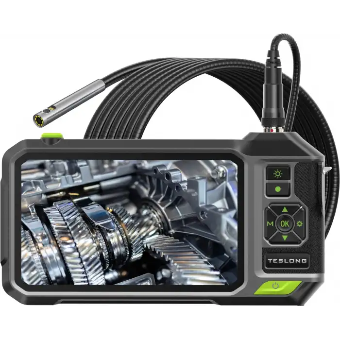 Teslong NTS700 Çift Lensli 360 Derece Dönüşlü Muayene Kamerası 8.5mm - 7 Inc - 5m Kablo