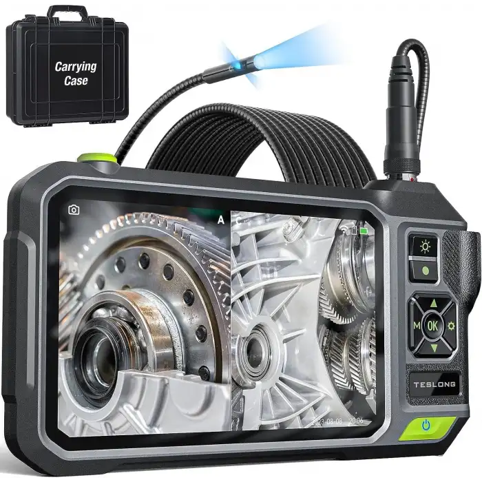 Teslong NTS700 Üç Lensli 1080P HD, Endüstriyel Endoskop Kamerası - 5m