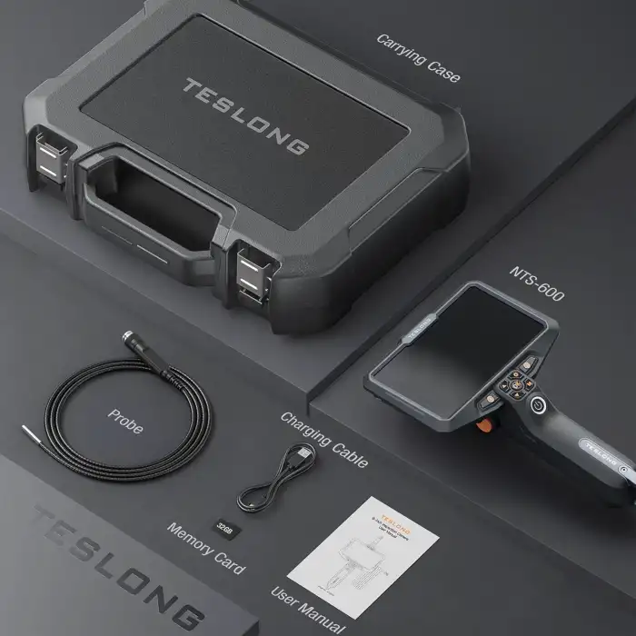 Teslong Ultra İnce 3.9 mm Endüstriyel Endoskop - 6 Inc - 1.5m Kablo