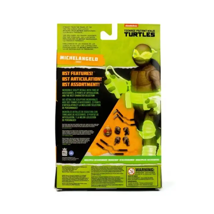 The Loyal Subjects BST AXN Ölümsüz GID Michelangelo Figürü