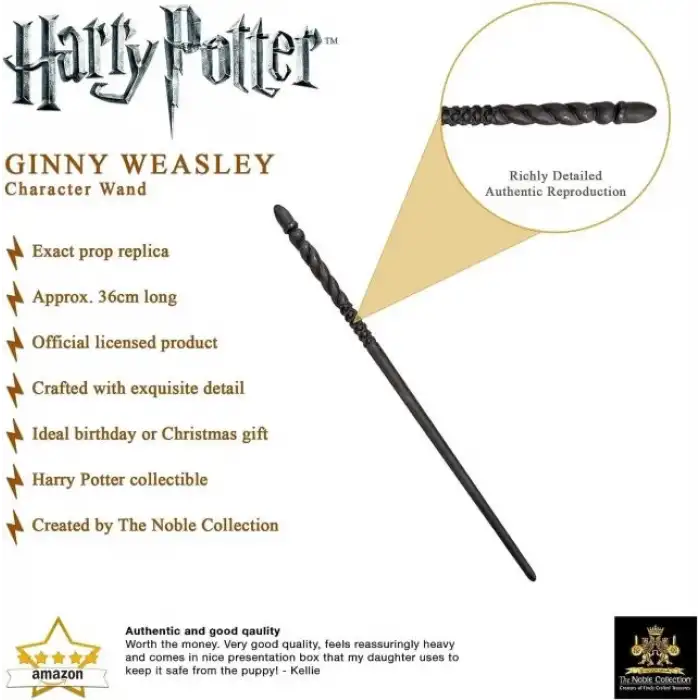The Noble Collection Ginny Weasley Asası