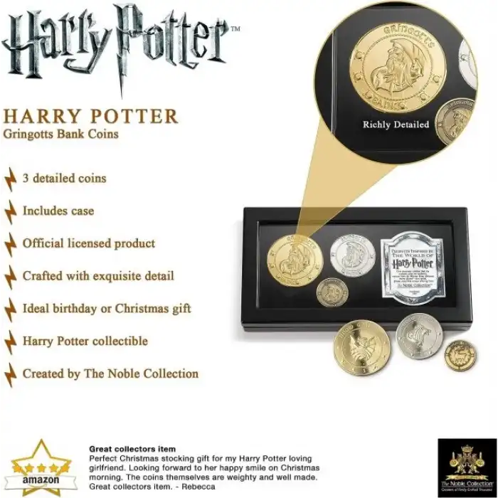 The Noble Collection  Gringotts Bankası Bozuk Para Koleksiyonu