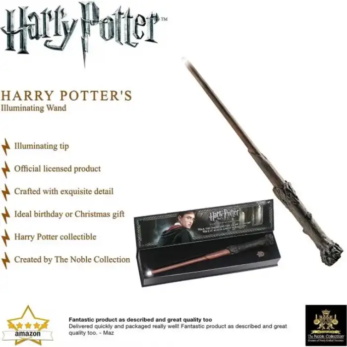 The Noble Collection Harry Potter Aydınlatıcı Asa
