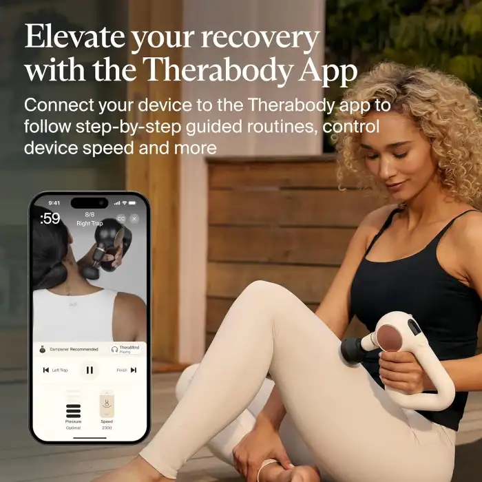 TheraGun Sense - Boyun, Sırt, Bacak, Diz ve Omuz Masaj Tabancası - Beyaz