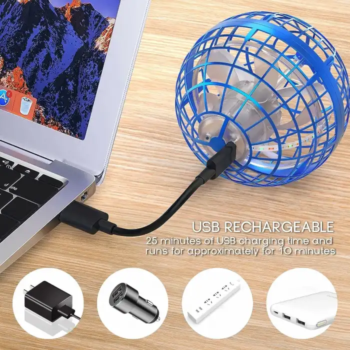 Tikduck Uçan Küre Topu ve Sihirli Değnek - Açık Mavi