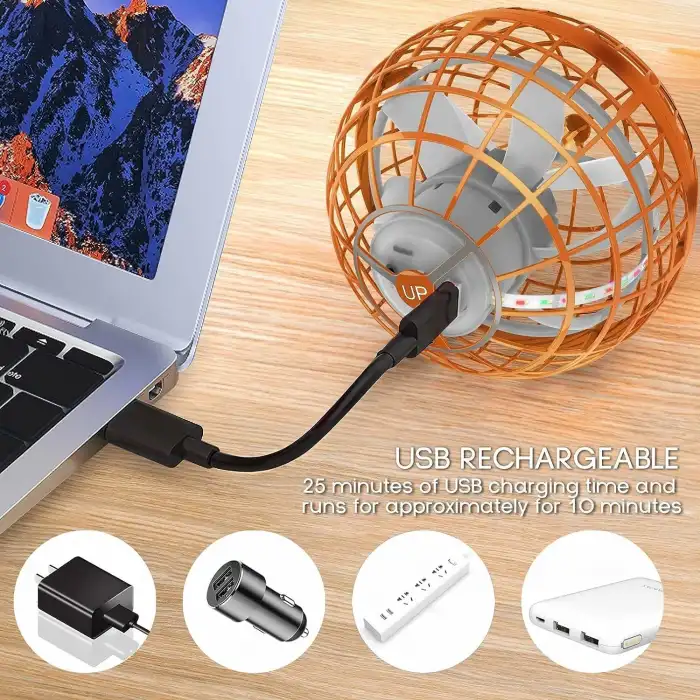 Tikduck Uçan Küre Topu ve Sihirli Değnek - Turuncu