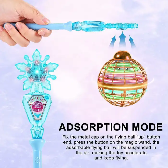 Tikduck Uçan Küre Topu ve Sihirli Değnek - Turuncu