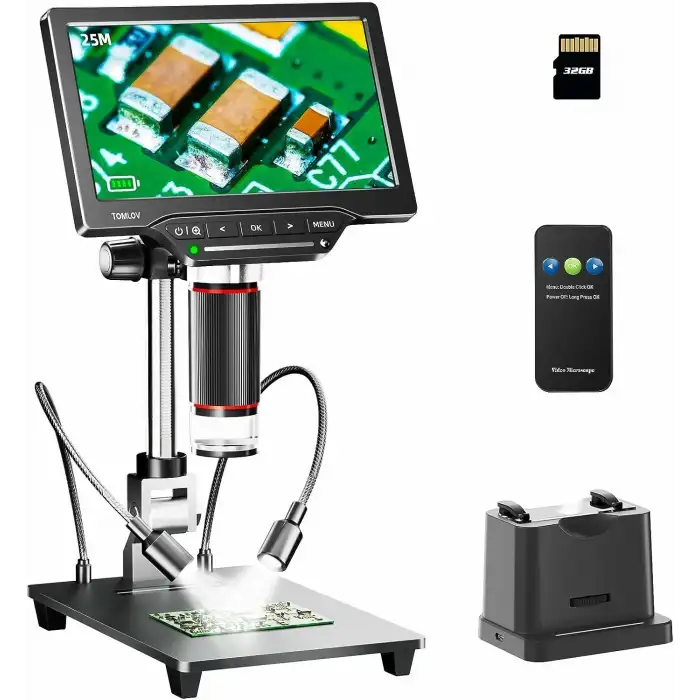 TOMLOV DM201 Max HDMI Dijital Mikroskop - 25MP