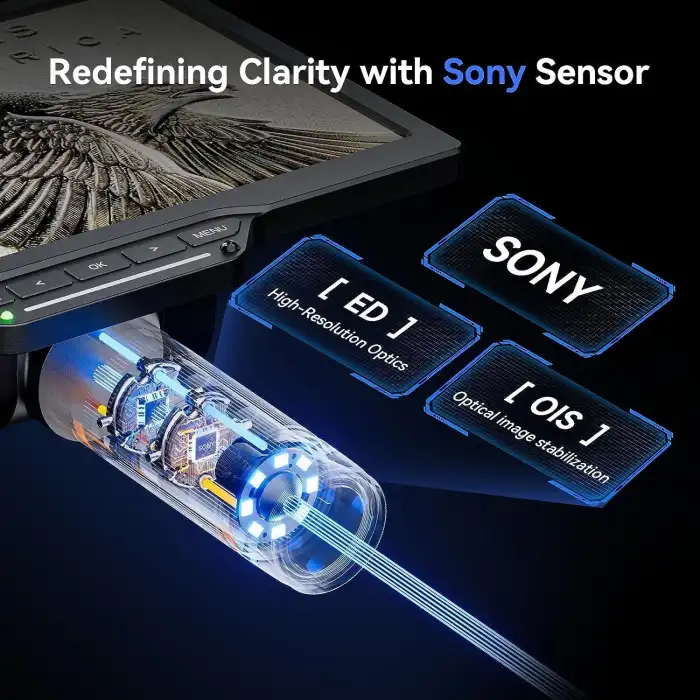 TOMLOV DM201 Max HDMI Dijital Mikroskop - 25MP