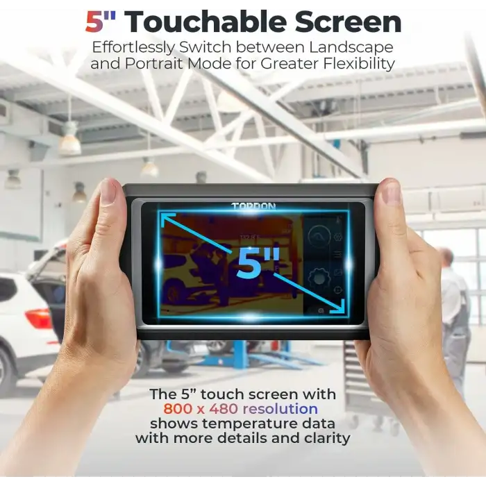 TOPDON TC003 Termal Kamera, 256x192 IR Yüksek Çözünürlüklü Çift Kamera