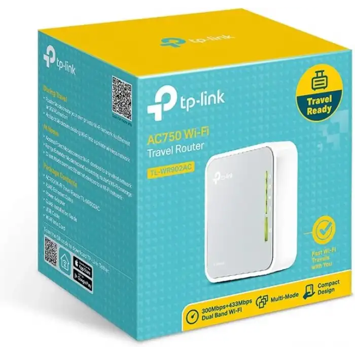 TP-Link AC750 Kablosuz Taşınabilir Yönlendirici