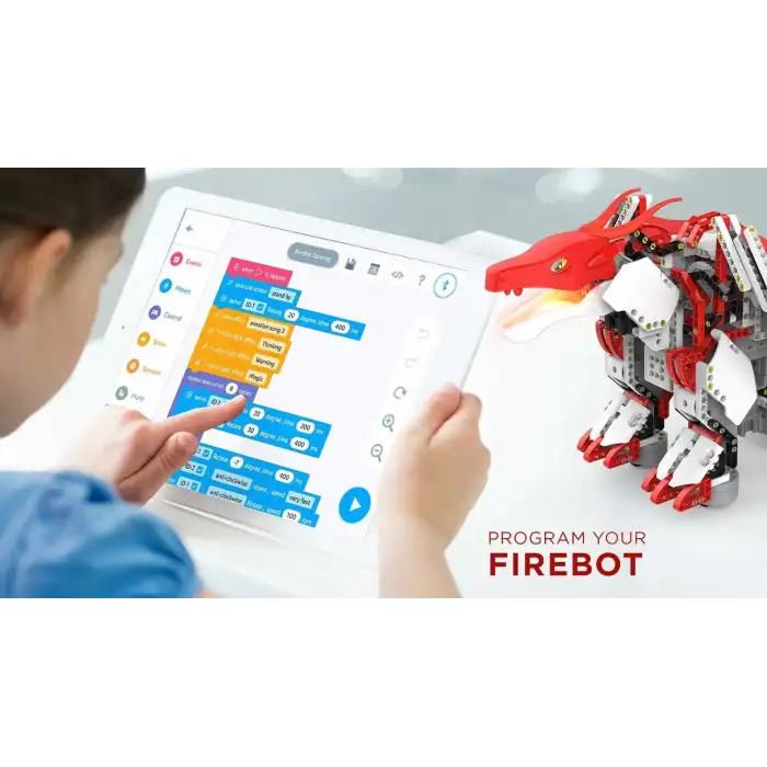 UBTECH JIMU Robot Efsanevi Seri: FireBot Kiti - 606 Parça