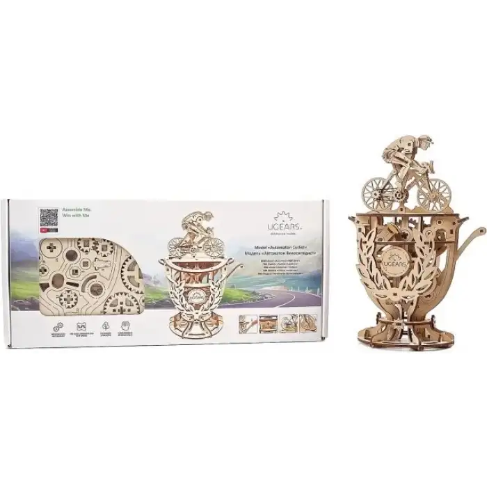 Ugears 3 Boyutlu Puzzle Bisikletçi