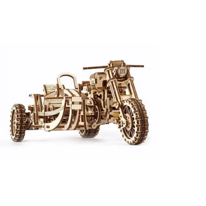 Ugears 3D Ahşap Puzzle Motosiklet Modeli