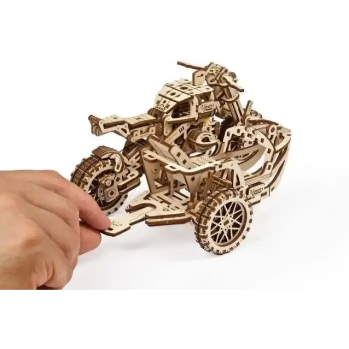 Ugears 3D Ahşap Puzzle Motosiklet Modeli
