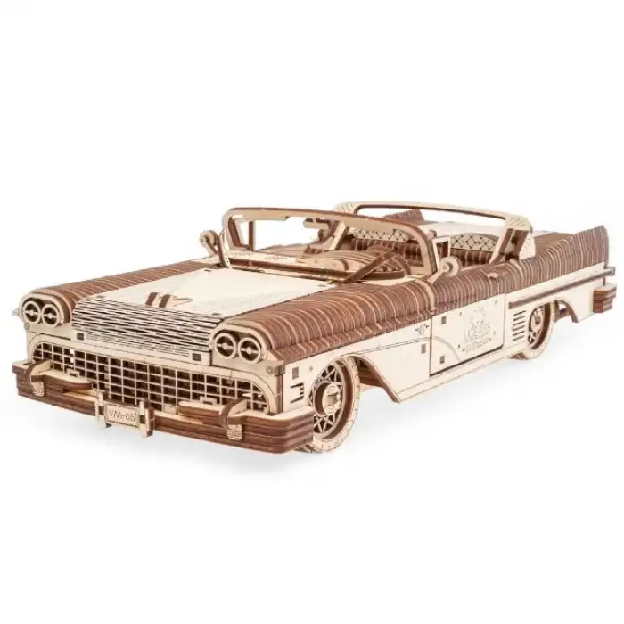 Ugears Mekanik Ahşap 3D Puzzle Araba Modeli