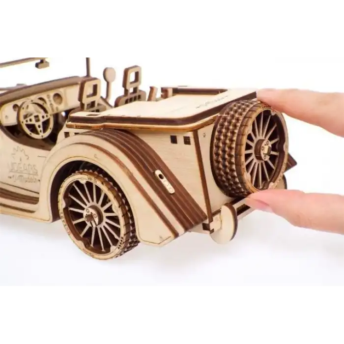 Ugears Mekanik Ahşap 3D Puzzle Araba Modeli