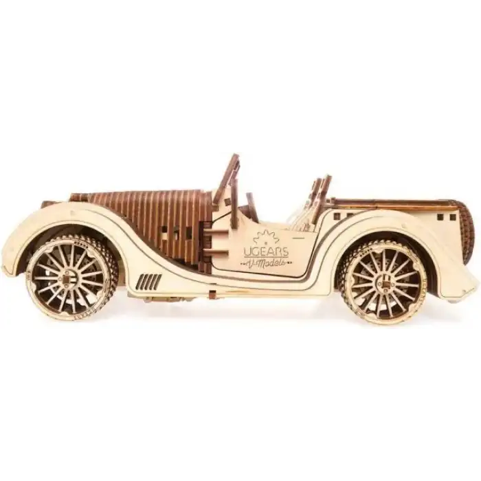 Ugears Mekanik Ahşap 3D Puzzle Araba Modeli