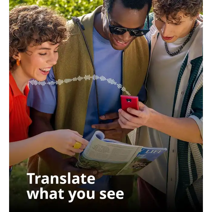 Vasco Translator Q1 - AI Ses Klonlama Dil Çeviri Cihazı - 113 Dil Ücretsiz Süresiz İnternet - Lacivert