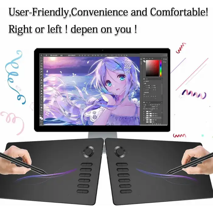 VEIKK A15 Pro Grafik Çizim Kalemli Tablet: Geniş Aktif Alan