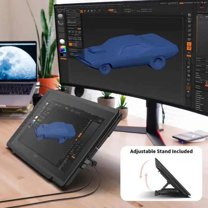 VEIKK VK1560PRO 15.6 Inc Kalemli Ekran, IPS HD Grafik Çizim Monitörü