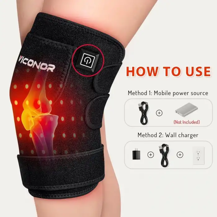 Viconor Diz Kızılötesi Kırmızı Işık Terapisi 660nm 850nm Dirsek Eklemi İçin