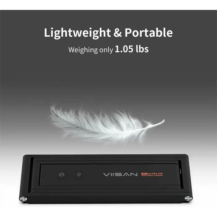 VIISAN P4U 13MP 4K UHD Belge Kamerası ve Web Kamerası