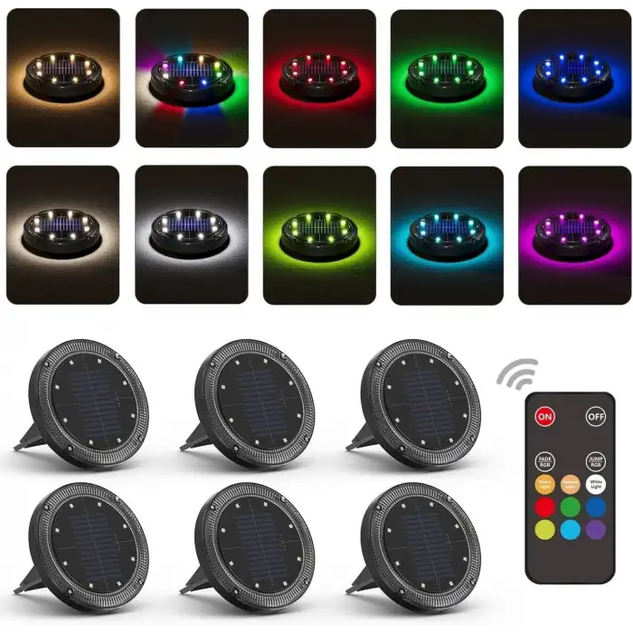 Viodaim Güneş Enerjili 10m Uzun Mesafe Uzaktan Kumandalı - 6 Adet