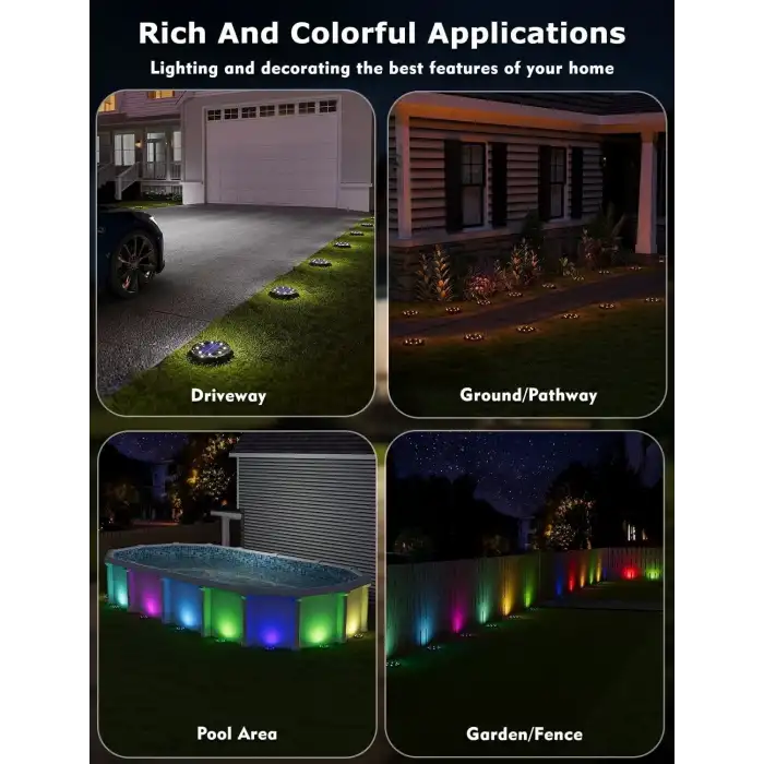 Viodaim Güneş Enerjili 10m Uzun Mesafe Uzaktan Kumandalı - 6 Adet