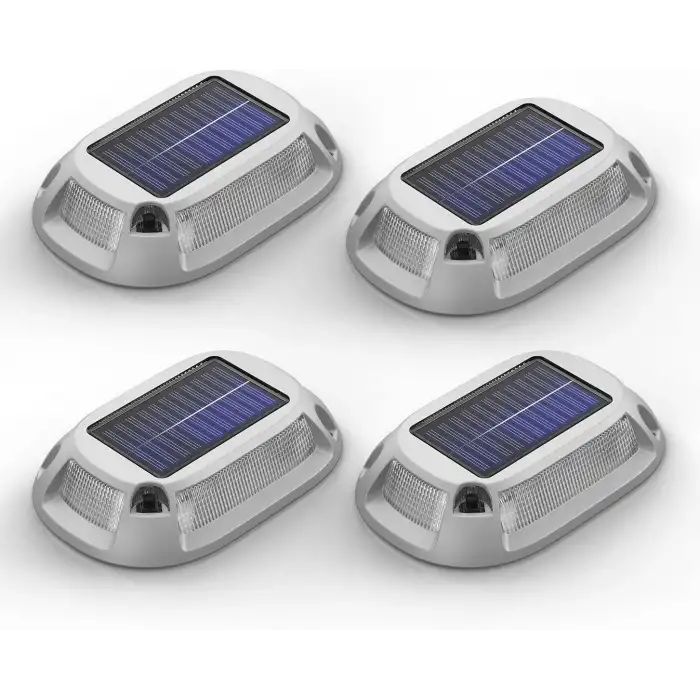 Viodaim Güneş Enerjili Garaj Yolu Işıkları 9 Renk Su Geçirmez - 4 Adet