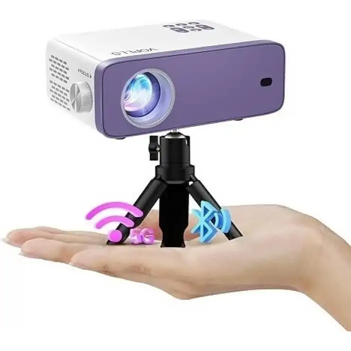 Voplls WiFi Bluetooth 1080P Full HD 12000L Video Projektör HDMI Usb AV