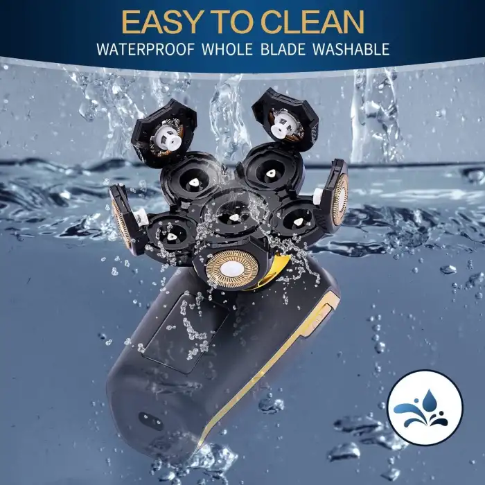 VOTMONI Erkekler için 6D Elektrikli Döner Kafa Tıraş Makineleri